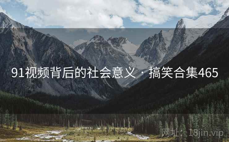 91视频背后的社会意义 · 搞笑合集465 91视频背后的社会意义 · 搞笑合集465